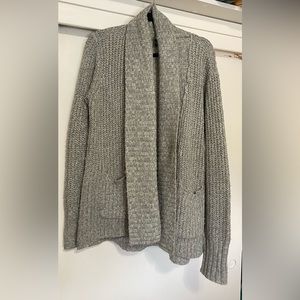 Michael Stars  chunky gray marbled cardigan